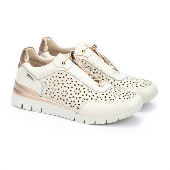NEW PIKOLINOS women's cantabria w4r sneaker in nata - Picture 1 of 3